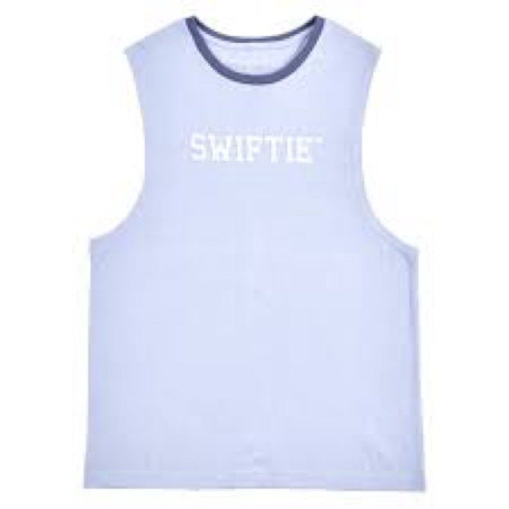 TAYLOR SWIFT Swiftie Muscle Tank Top Purple Small S
